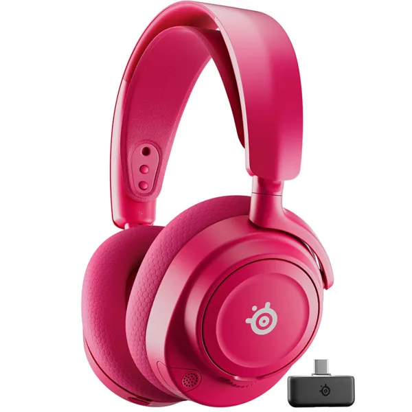 خرید هدست SteelSeries Arctis Nova 7 نسل دو - بی سیم - سرخابی