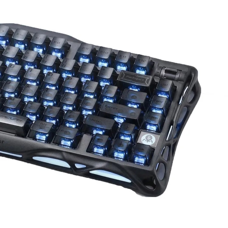 خرید کیبورد GravaStar Mercury K1 - بی سیم - سوییچ مکانیکی - طرح Stealth Black