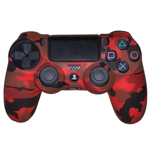 روکش کنترلر Dualshock 4 Cover - Red And Black