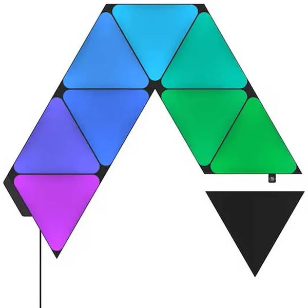خرید لامپ هوشمند Nanoleaf Ultra Black - پک Smarter - شکل مثلث - نسخه محدود - بسته ۹ تایی