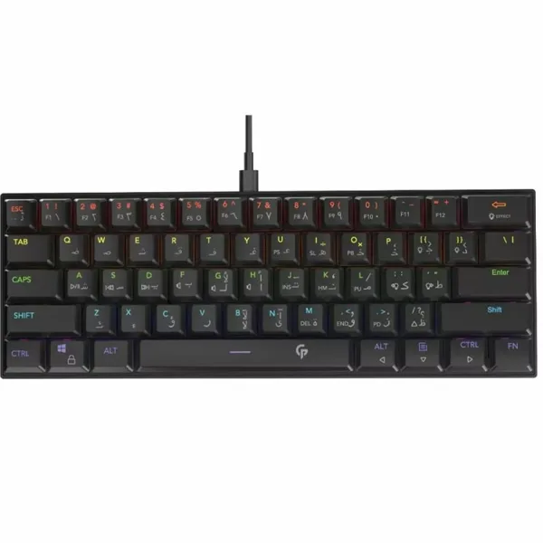 خرید کیبورد Porodo PDX218 TKL - سوییچ قرمز