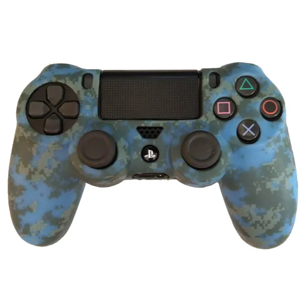 روکش کنترلر Dualshock 4 Cover - Military - Blue
