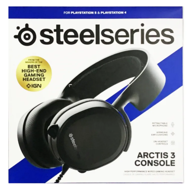 خرید هدست SteelSeries Arctis 3 Console مخصوص کنسول - سیاه