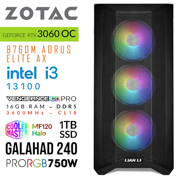 خرید کامپیوتر ECO Intel Lancool IIFull RGB