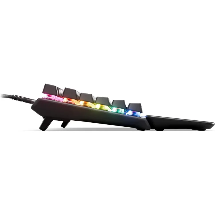 خرید کیبورد SteelSeries Apex Pro نسل سه - سوییچ HyperMagnetic OmniPoint 3.0 - سیاه - چینش حروف آلمانی