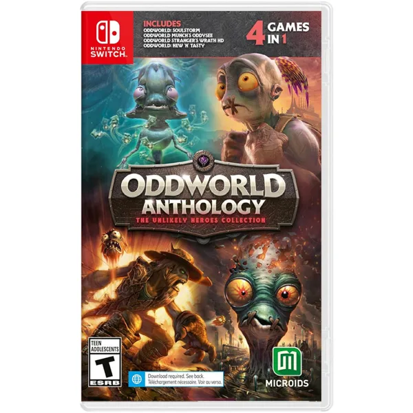 خرید بازی Oddworld Anthology: The Unlikely Heroes Collection برای نینتندو سوییچ