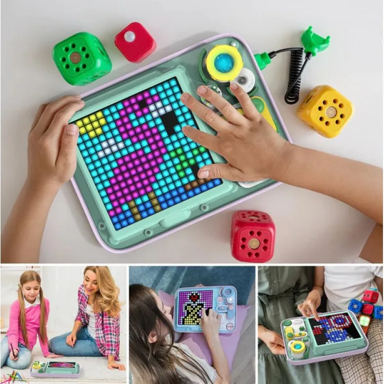 خرید تبلت Divoom Pixoo Factory مخصوص کودکان - سبز