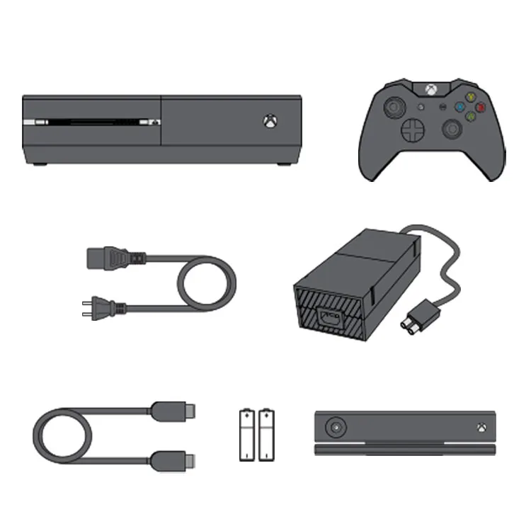 خرید سری جدید XBOX ONE 500GB به همراه سه بازی دانلودی و جک هدست 3.5