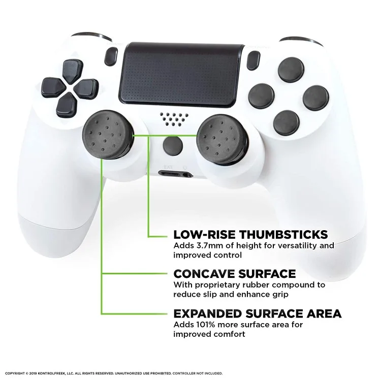 خرید روکش آنالوگ KontrolFreek مخصوص PS5 و PS4 - نسخه Alpha مشکی