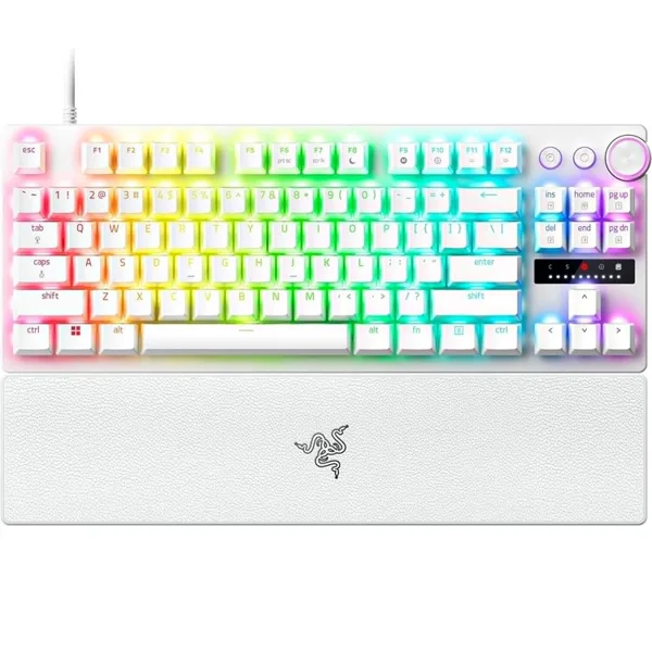خرید کیبورد Razer Huntsman V3 Pro TKL - سوییچ آنالوگ اپتیکال - سفید