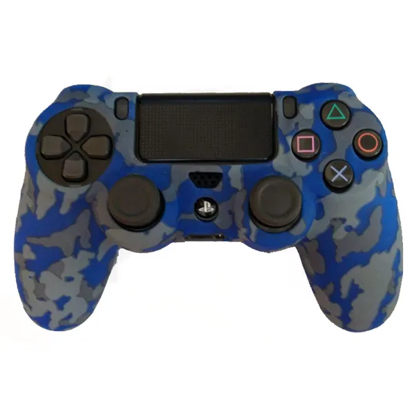 روکش کنترلر Dualshock 4 Cover - Military - Blue and Grey