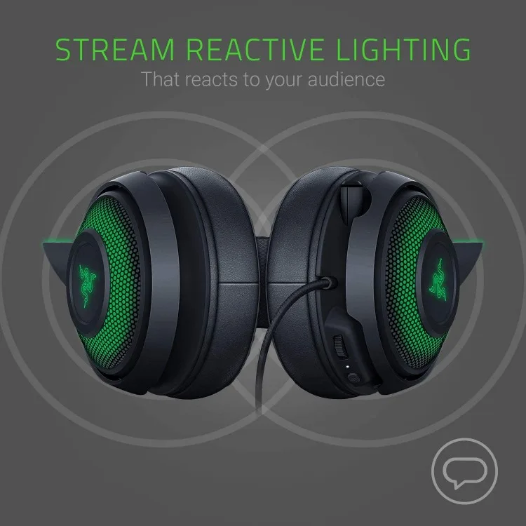 خرید هدست Razer Kraken نسخه Kitty Edition - سیاه