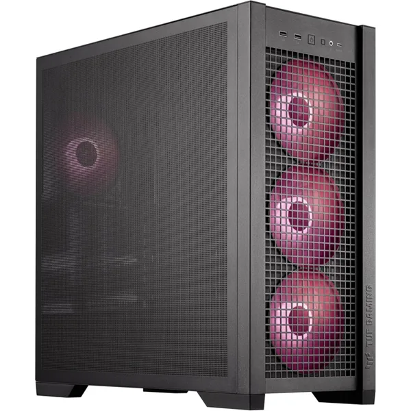 خرید کیس کامپیوتر Asus TUF Gaming GT302 ARGB - شاسی مید تاور - سیاه